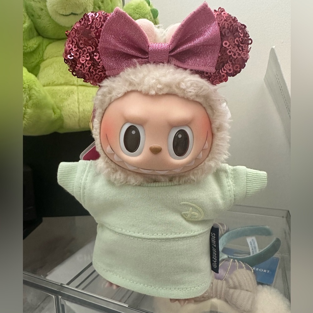 LABUBU-Mickey ears keychain